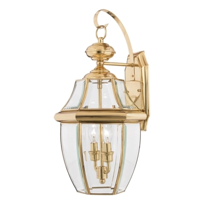 Newbury Large kinkiet Polished Brass quoizel elstead lighting