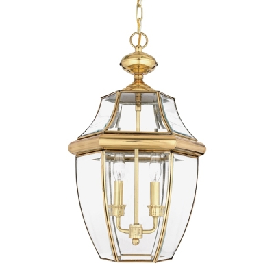 Newbury lampa wisząca Polished Brass quoizel elstead lighting