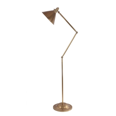 Provence 1Lt Floor Lamp Aged Brass Elstead Lighting