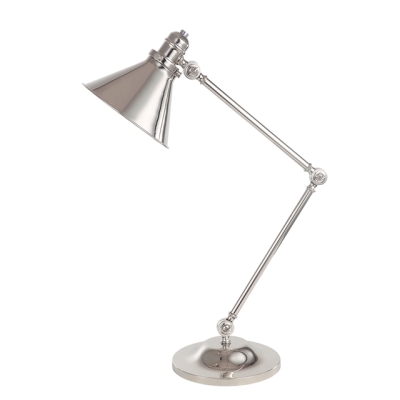 Provence 1Lt Table Lamp Polished Nickel Elstead Lighting