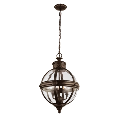 Adams 3lt Pendant Chandelier Elstead Lighting Feiss