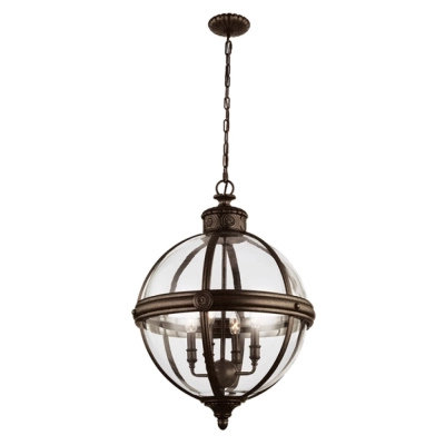 Adams 4lt Pendant Chandelier Elstead Lighting Feiss