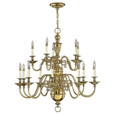 Cambridge 15lt Chandelier elstead lighting