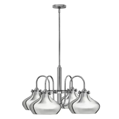 Congress Metal Shade żyrandol Chrom Elstead Lighting hinkley