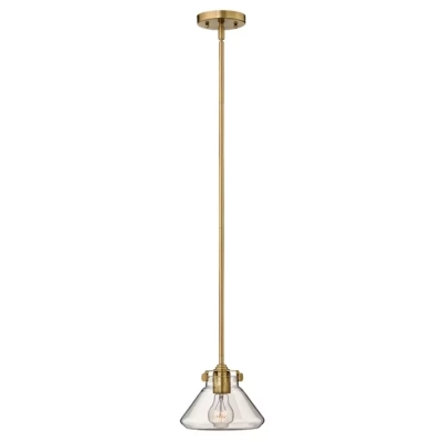 Congress Clear Glass lampa wisząca Caramel Elstead Lighting hinkley