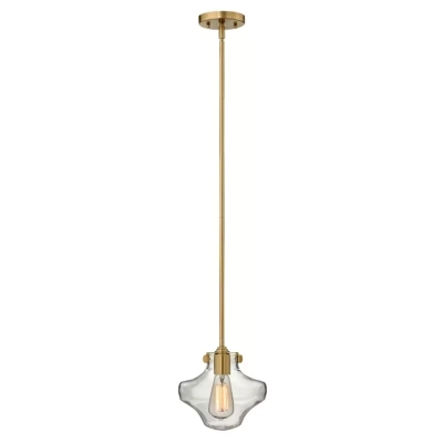 Congress Clear Glass lampa wisząca Caramel Elstead Lighting hinkley