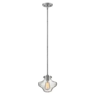 Congress Clear Glass lampa wisząca Chrome Elstead Lighting hinkley