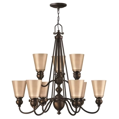 Mayflower 9Lt Chandelier Elstead Lighting hinkley