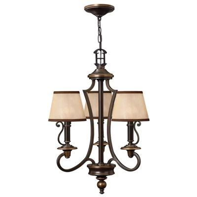 Plymouth 3Lt Chandelier elstead lighting