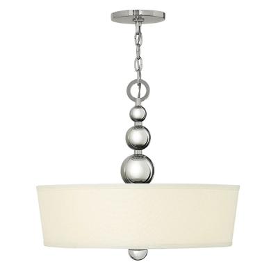 Zelda 3Lt lampa wisząca Polished Nickel Hinkley elstead lighting