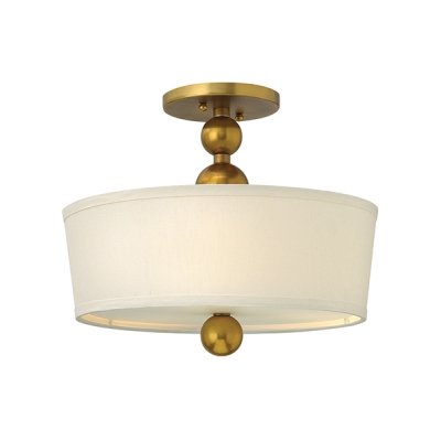 Zelda 3Lt Semi-Flush lampa sufitowa Vintage Brass Hinkley elstead lighting