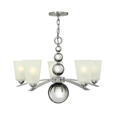 Zelda 5Lt żyrandol Polished Nickel Hinkley elstead lighting