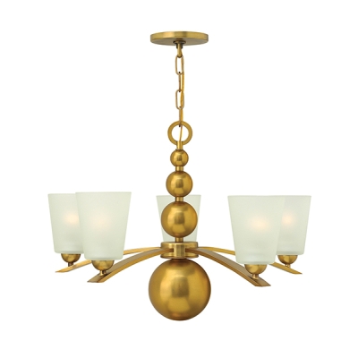 Zelda 5Lt żyrandol Vintage Brass Hinkley elstead lighting