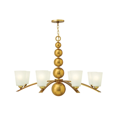 Zelda 8Lt żyrandol Vintage Brass Hinkley elstead lighting