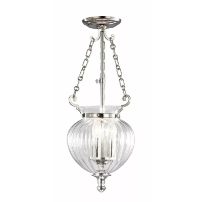 Finsbury Park Pendant Small Polished Nickel