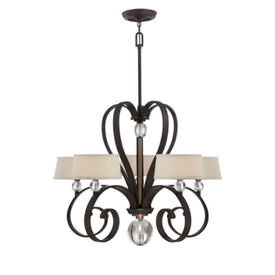 Madison Manor 5Lt żyrandol Western Bronze quoizel elstead lighting