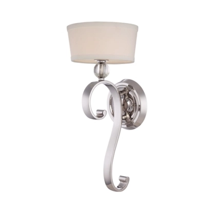 Madison Manor 1Lt kinkiet Imperial Silver quoizel elstead lighting