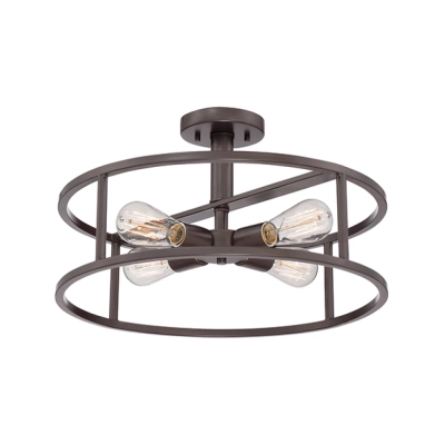 New Harbor 4Lt Semi-Flush  Elstead Lighting Quoizel