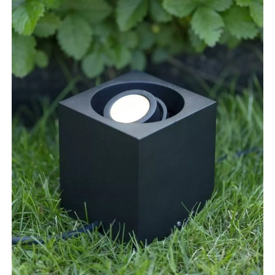 Garden 24 reflektorek kwadrat IP44 LED 3W 107287 czarny