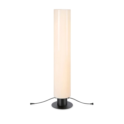 Garden 24 lampa stojąca cylinder 110cm IP44 LED 107986 czarna klosz biały Markslojd.