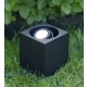 Garden 24 reflektorek kwadrat IP44 LED 3W 107287 czarny