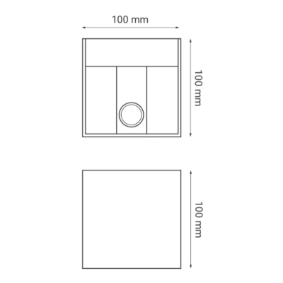 CUBE BIAŁY LED OXYCUBE-B