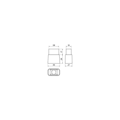 Oxyled Point do systemu Magnetic 48V 3W 270lm kolor biały, czarny