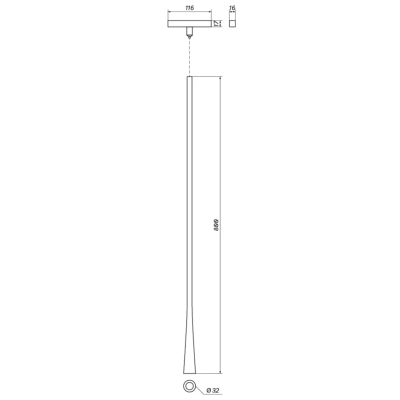 Oxyled Arta LV L do systemu Magnetic 48V 7W 213lm kolor biały, czarny