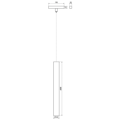 Oxyled T40 LV L do systemu Magnetic 48V 9,2W 739lm kolor biały, czarny