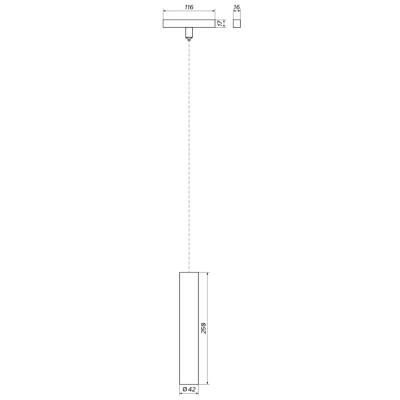 Oxyled T40 LV S do systemu Magnetic 48V 9,2W 739lm kolor biały, czarny