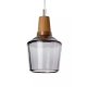 IN 015016 PAN Lampa INDUSTRIAL 15/16P z antracytowego szkła - średnica 15 cm
