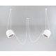 Shilo DOBO Dohar lampa wisząca 2 x E14 biała